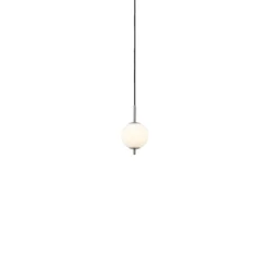 UMAGE LED-Hängeleuchte Audrey, stahlfarben, 1-flg., Ø 12 cm