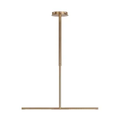 UMAGE LED-Hängeleuchte Omni, messing, 2-flg., Länge 74 cm