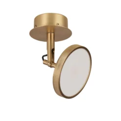 UMAGE LED-Strahler Asteria Spot, Ø 12 cm, vermessingt