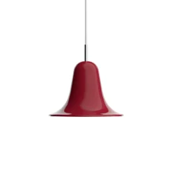 Verpan Hängeleuchte Pantop, kirschrot, Ø 23 cm, Metall, E14