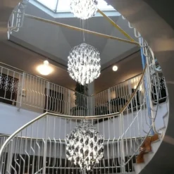VERPAN Spiral SP01 - Pendelleuchte in Silber