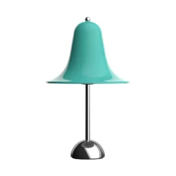 Verpan Tischleuchte Pantop, helles türkis, Höhe 23 cm, E14