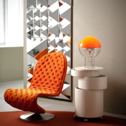 VERPAN Tischleuchte Wire Small, orange
