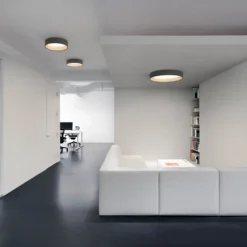 Vibia Duo 4870 LED-Deckenleuchte, grafit
