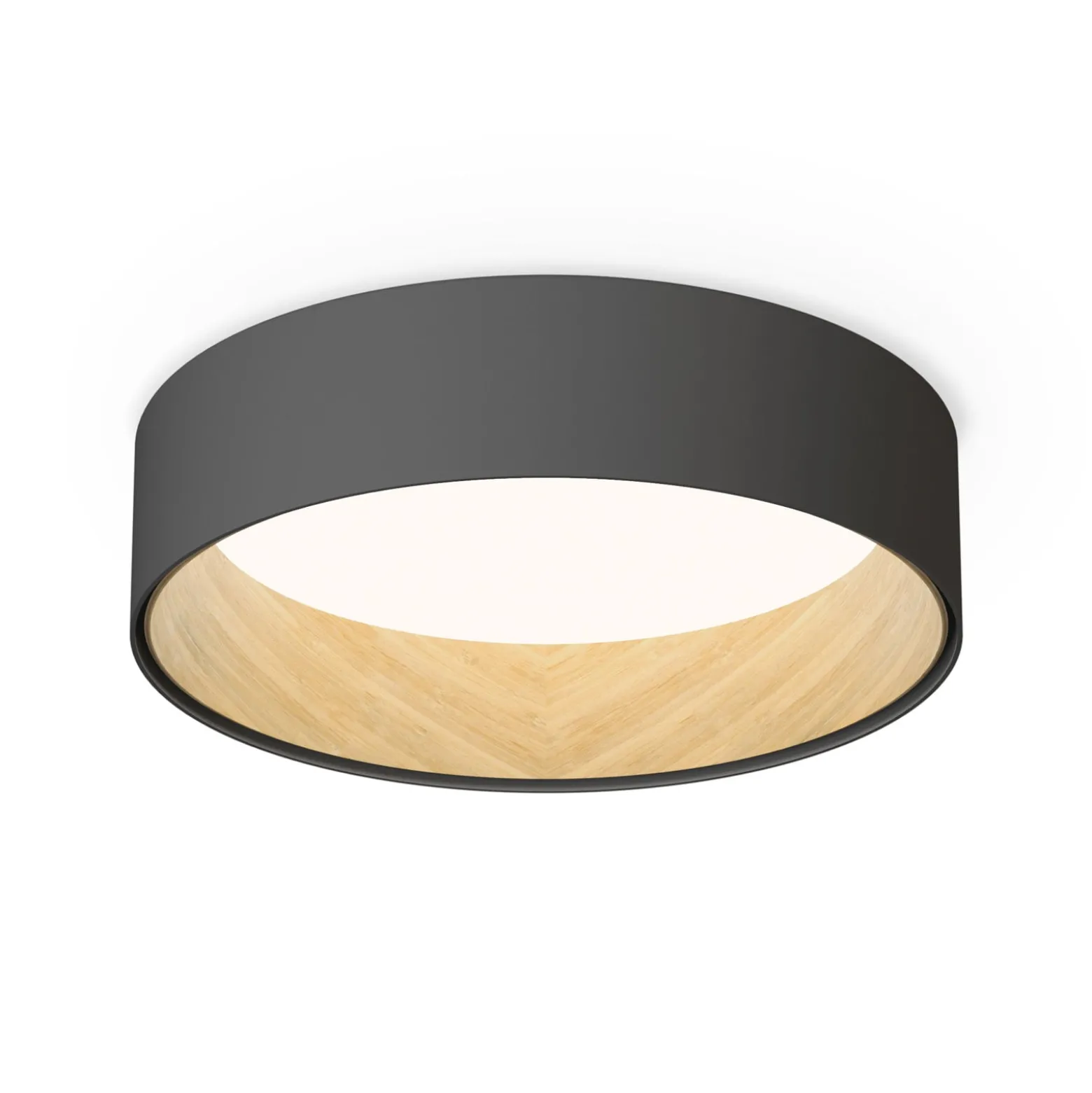 Vibia Duo 4870 LED-Deckenleuchte, grafit