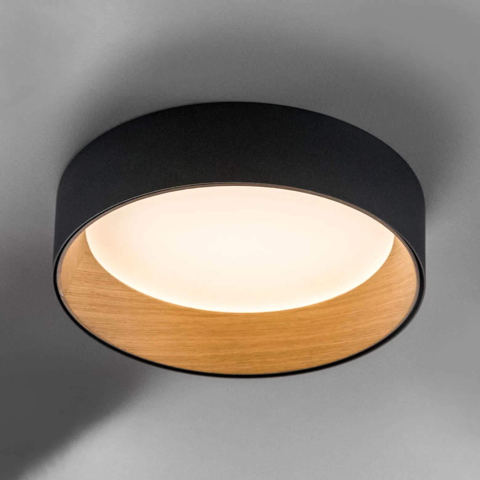 Vibia Duo 4870 LED-Deckenleuchte, grafit