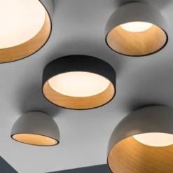 Vibia Duo 4876 schräge LED-Deckenleuchte, weiß