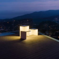 Vibia Empty 4136 Außenleuchte aus Beton, 55 cm