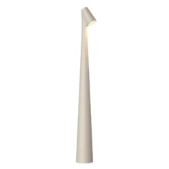 Vibia LED-Akkutischleuchte Africa, Höhe 45cm, hellbeige