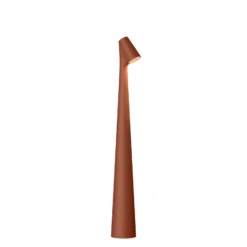 Vibia LED-Akkutischleuchte Africa, Höhe 40cm, terracotta