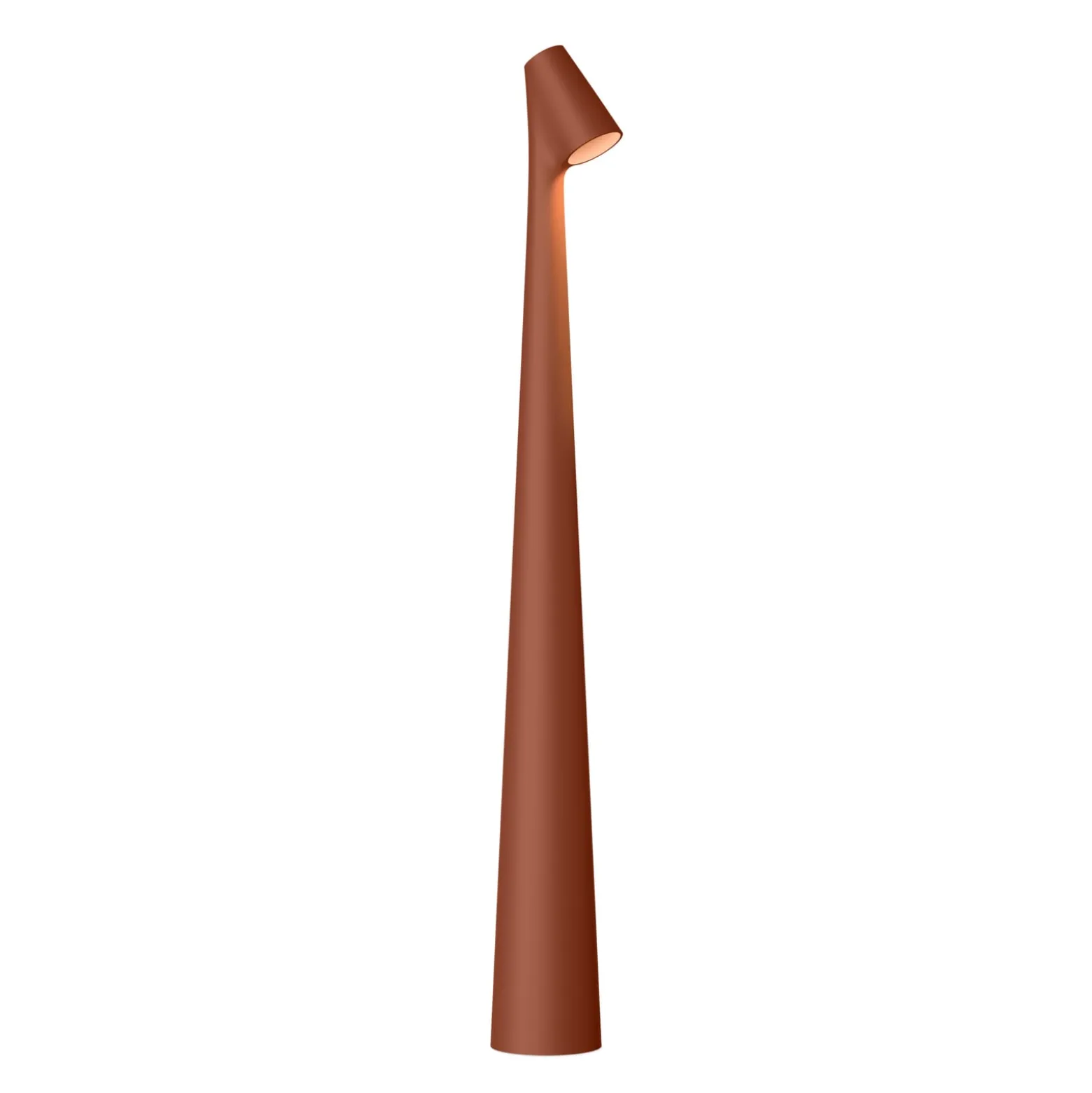 Vibia LED-Akkutischleuchte Africa, Höhe 45cm, terracotta