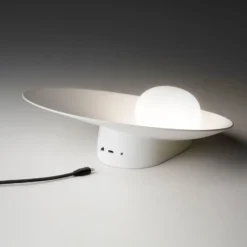 Vibia LED-Akkutischleuchte Musa 7404, taupe