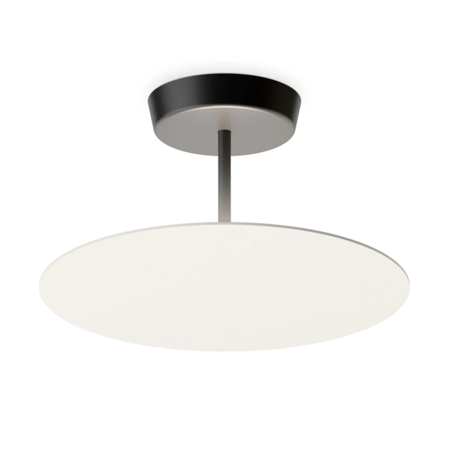 Vibia LED-Deckenlampe Flat, weiß, Ø 40 cm, DALI dim
