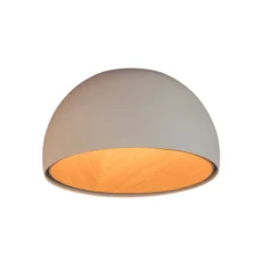 Vibia LED-Deckenleuchte DUO, weiß, Höhe 23 cm, Eichenholz