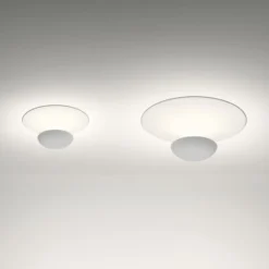 Vibia LED-Deckenleuchte Funnel, weiß, Alu, Ø 35 cm, 2.700K