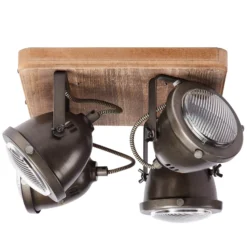 Vierflammige Deckenlampe Carmen Wood