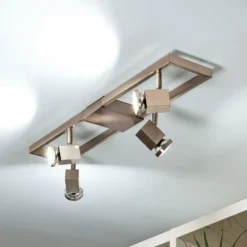 Vierflammiger LED-Deckenstrahler Zeraco