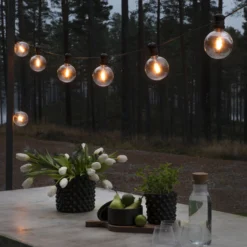 24V-System Biergartenkette Globe Erweiterung 10fl.