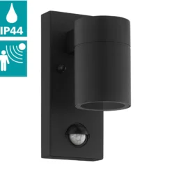 Wandlampe Riga 5, anthrazit, Höhe 16 cm, Metall