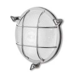 Wandlampe Tortuga 200.20, rund, nickel/opal