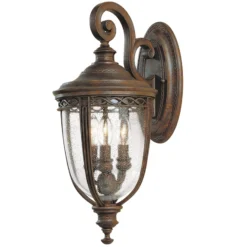 Wandlaterne English Bridle IP44 Ø 21,6 cm bronze
