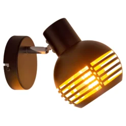 Wandleuchte Casco, einflammig, schwarz