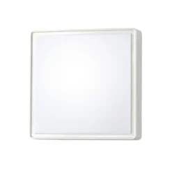 Wandleuchte Oban, 30 cm x 30 cm, 2 x E27, weiß, IP65
