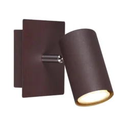 Wandspot Marley aus Metall rostfarben
