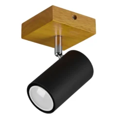 Wandspot Marley, schwarz matt
