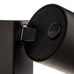 Wandstrahler Mono I mit Stecker schwarz