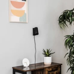 Wandstrahler Mono I mit Stecker schwarz