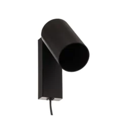 Wandstrahler Mono I mit Stecker schwarz