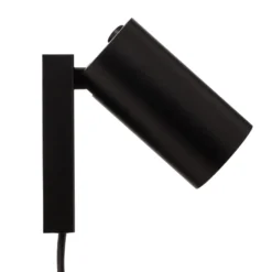 Wandstrahler Mono I mit Stecker schwarz