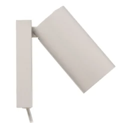 Wandstrahler Mono I mit Stecker weiß