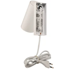 Wandstrahler Mono I mit Stecker weiß
