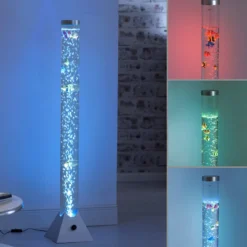 Wassersäule Ava mit LEDs und Fischen, Höhe 120cm