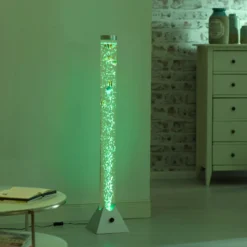 Wassersäule Ava mit LEDs und Fischen, Höhe 120cm