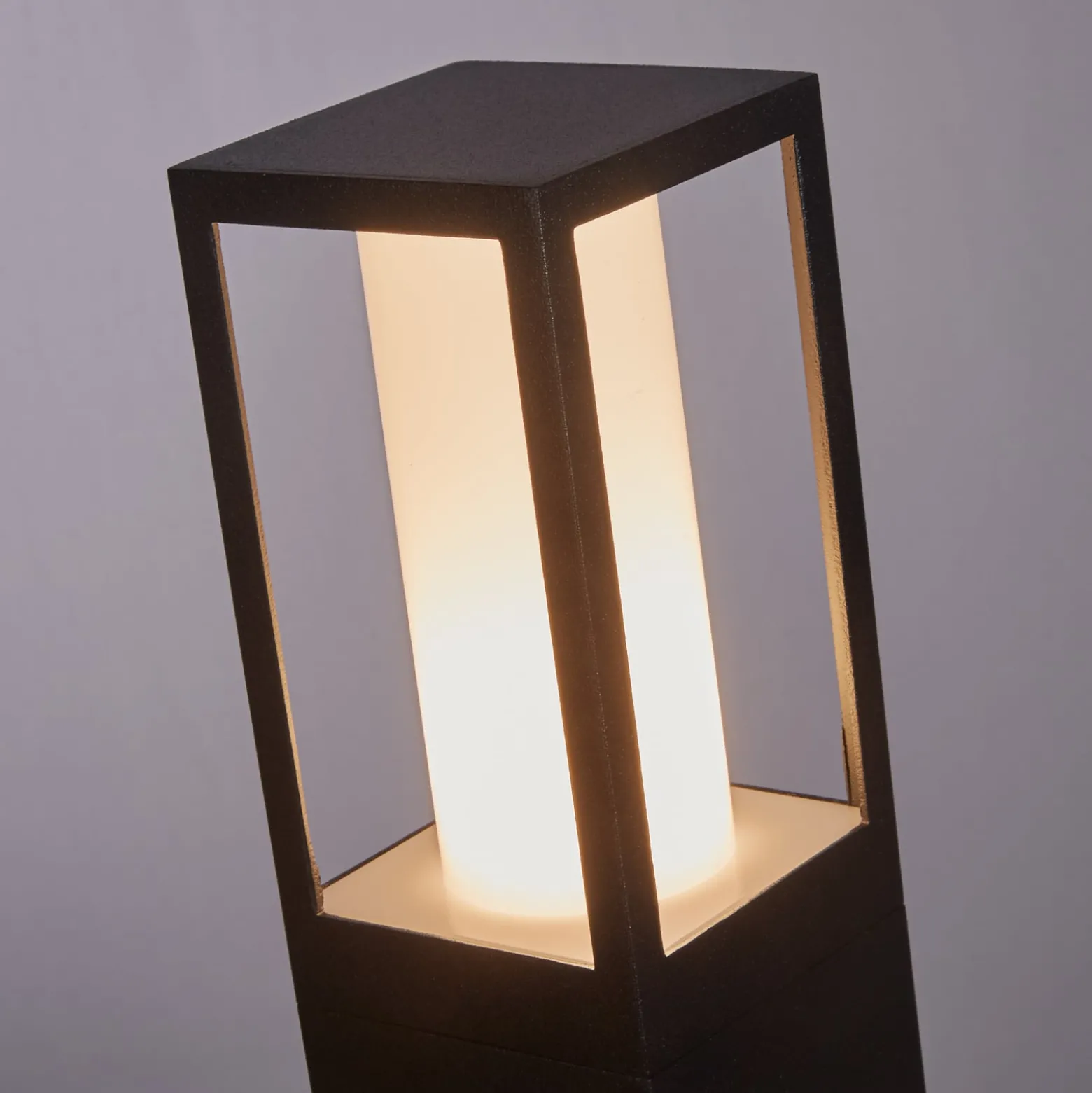 Wegelampe Avenue, schwarz, Höhe 73 cm, Metall