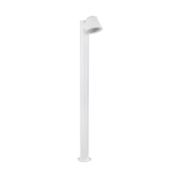 Wegelampe Beni, weiß matt, Höhe 100 cm, Metall