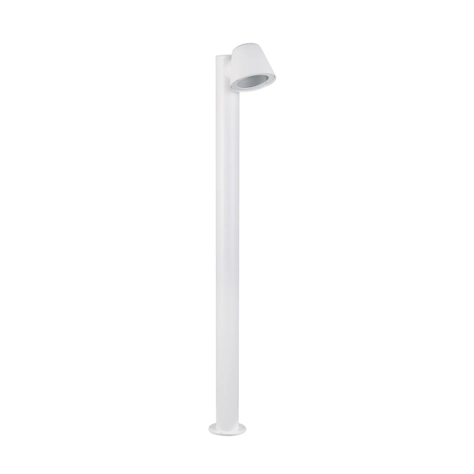 Wegelampe Beni, weiß matt, Höhe 100 cm, Metall