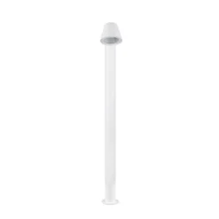 Wegelampe Beni, weiß matt, Höhe 100 cm, Metall