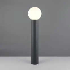 Wegelampe Mures, anthrazit, Höhe 80 cm, Metall