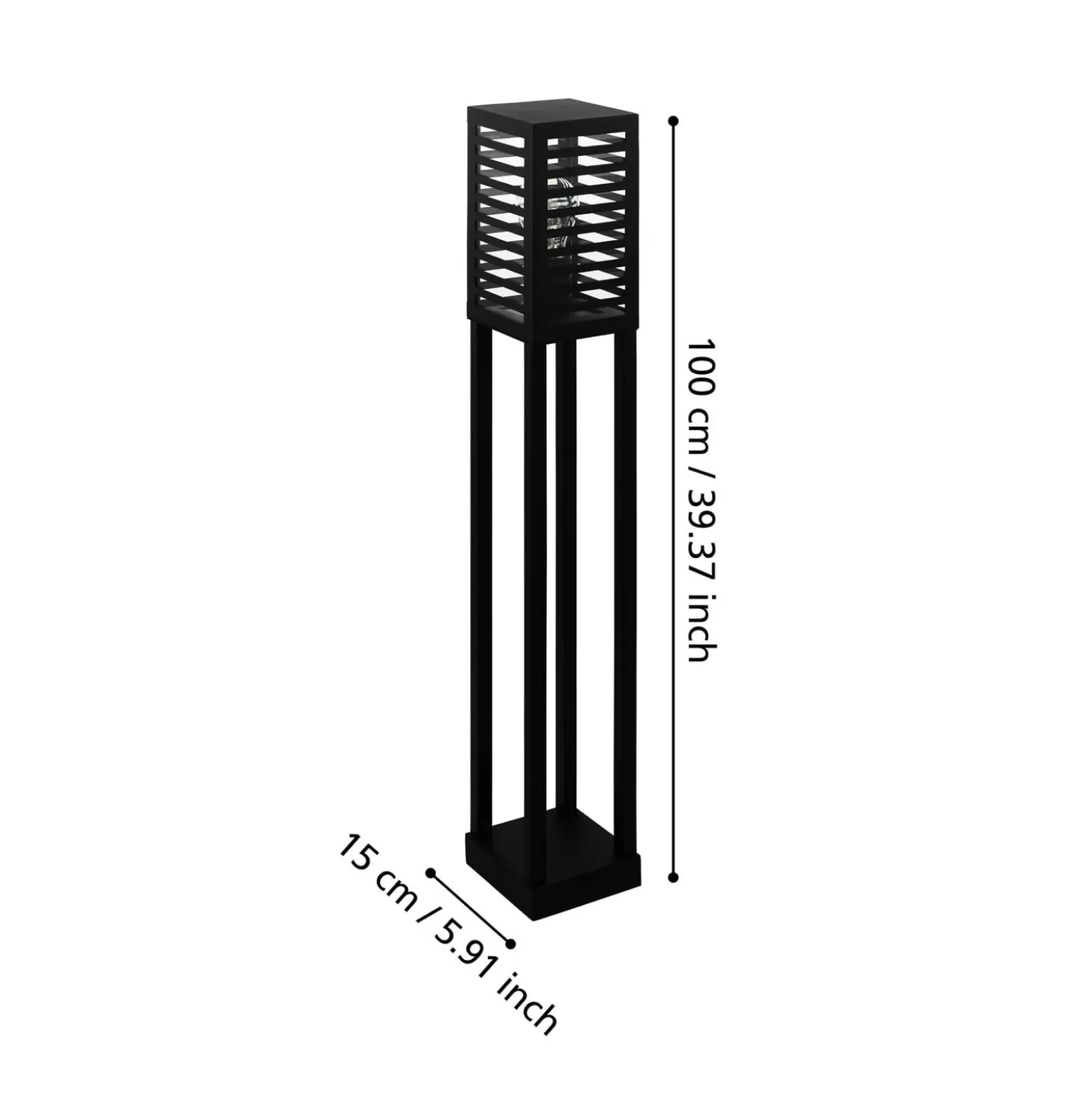 Wegeleuchte Alamonte 3, schwarz