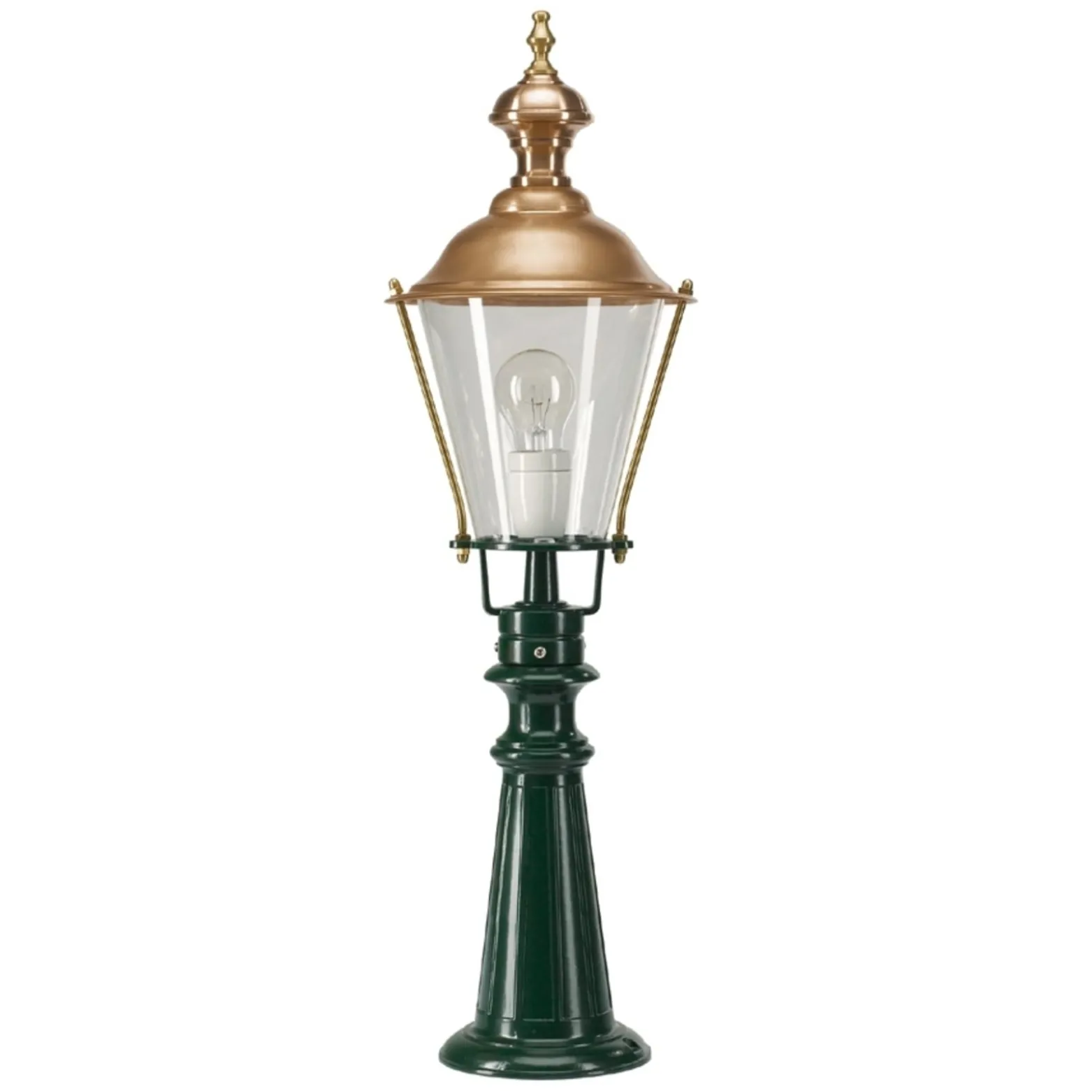 Wegeleuchte Elburg, grün, Höhe 75 cm, Metall, IP44
