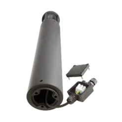 Wegeleuchte Facado II, Höhe 65 cm, grau/rauch, Ø 11 cm, IP65