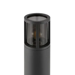 Wegeleuchte Facado II, Höhe 65 cm, grau/rauch, Ø 11 cm, IP65