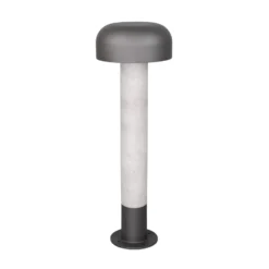 Wegeleuchte FRASER, Betonoptik, Höhe 54 cm, Metall, IP54