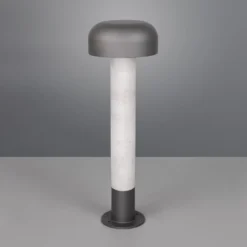 Wegeleuchte FRASER, Betonoptik, Höhe 54 cm, Metall, IP54