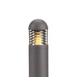 Wegeleuchte Kurt, grau, Metall, 100 cm hoch, E27, IP44