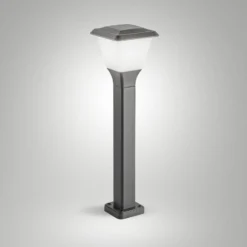 Wegeleuchte Lena, 60 cm, dunkelgrau, Metall, E27, IP65